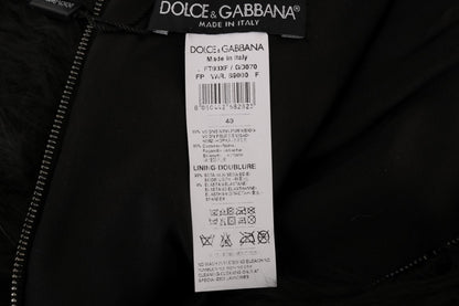 Exquisitos mini shorts de piel de visón negra
