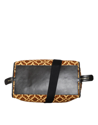 Bolso de hombro tipo bandolera de terciopelo beige para mujer