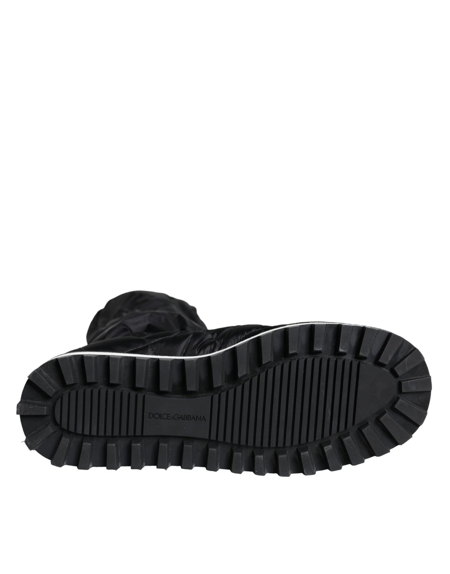 Botas altas acolchadas negras, zapatillas deportivas