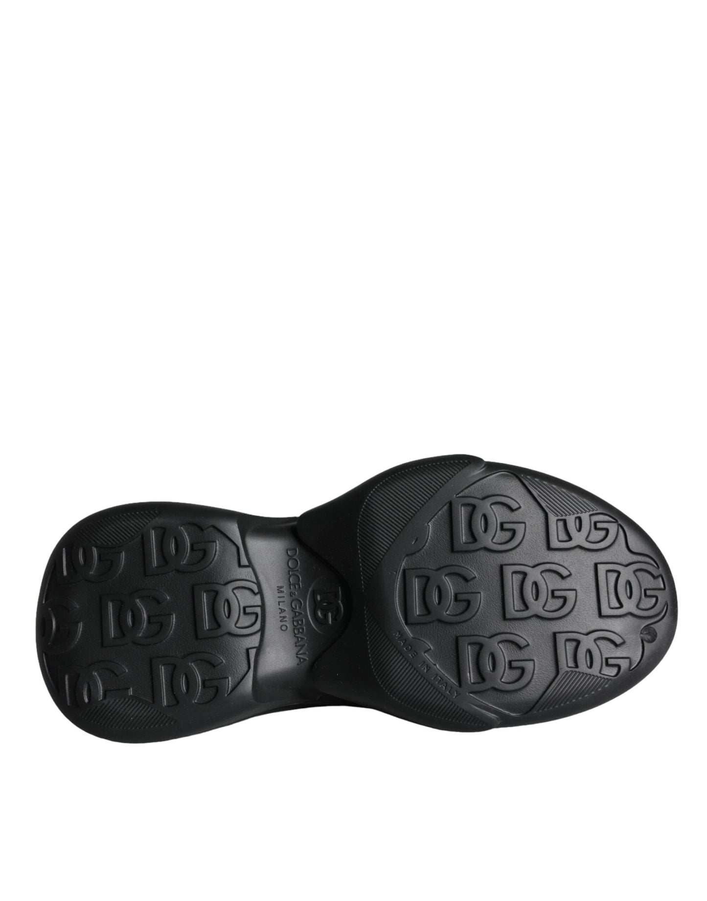 Zapatillas deportivas bajas de goma laminada negra
