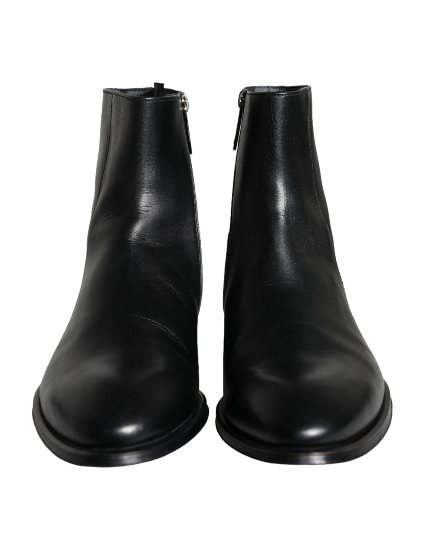 Botines de piel de becerro negros para hombre