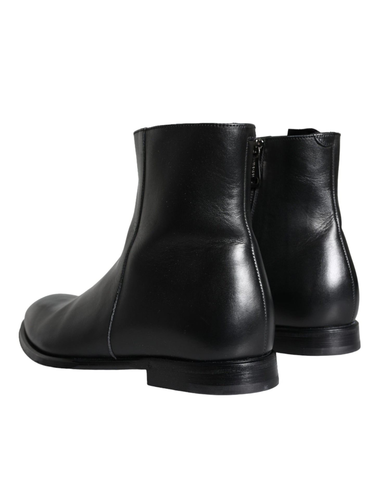 Botines de piel de becerro negros para hombre