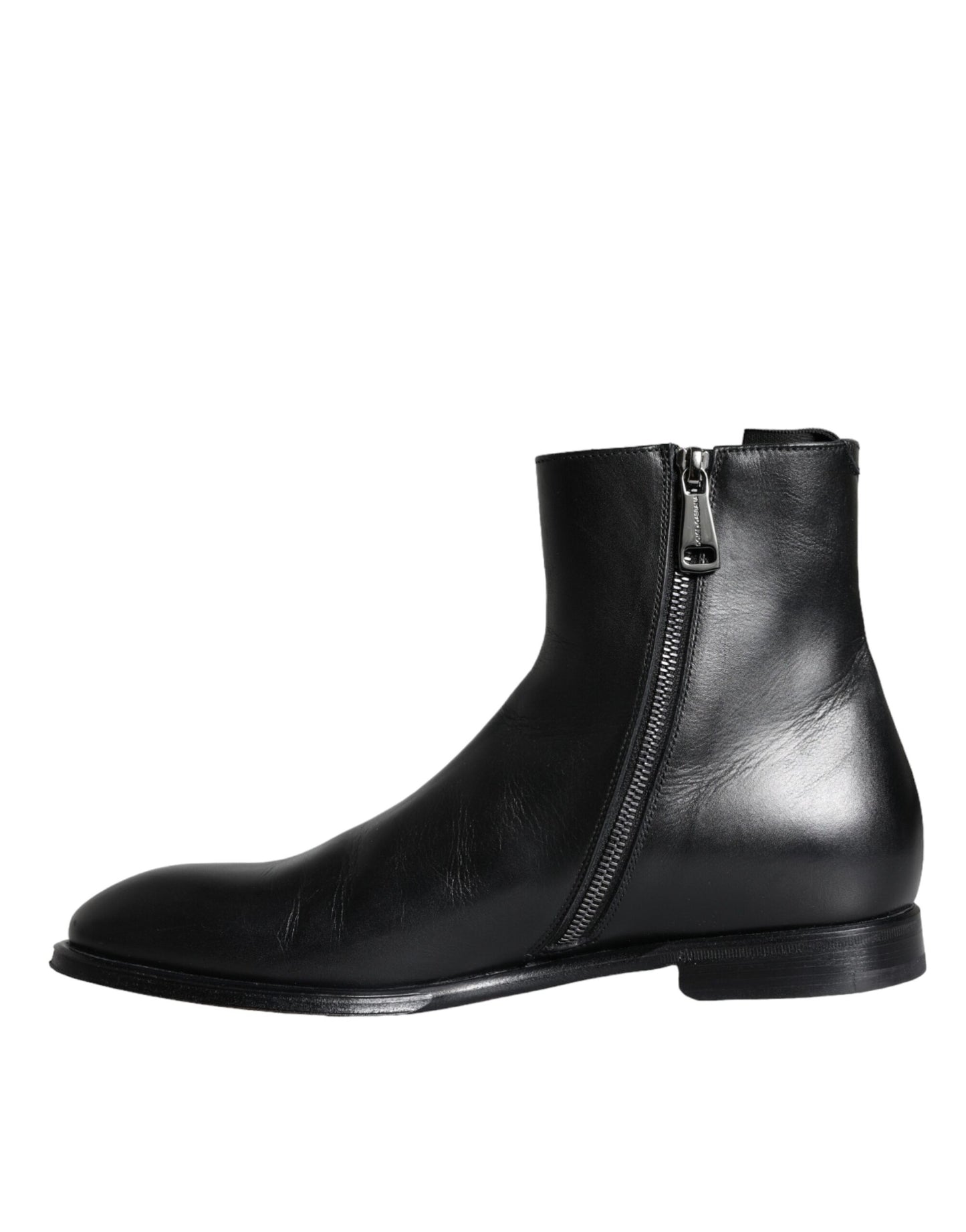 Botines de piel de becerro negros para hombre
