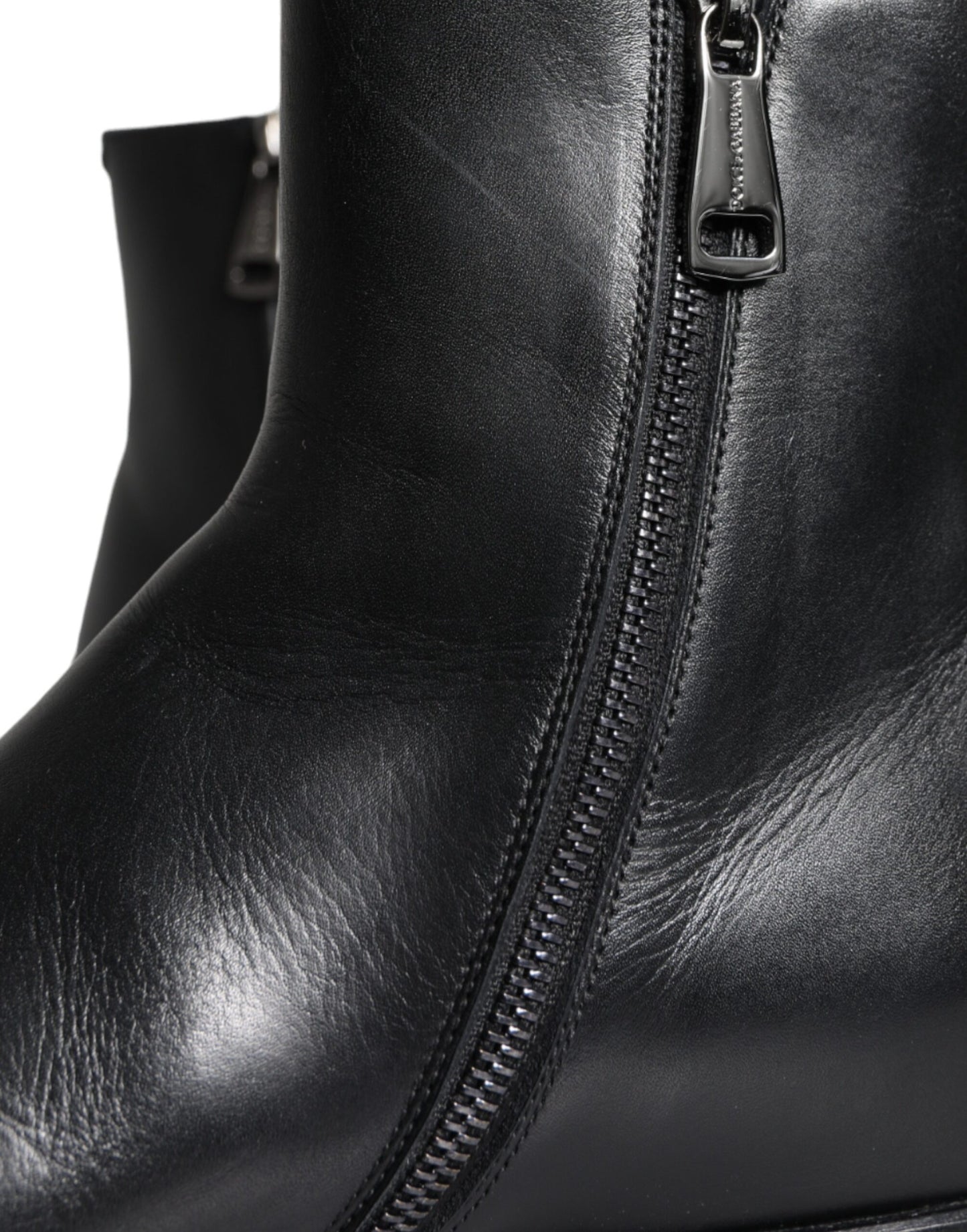 Botines de piel de becerro negros para hombre