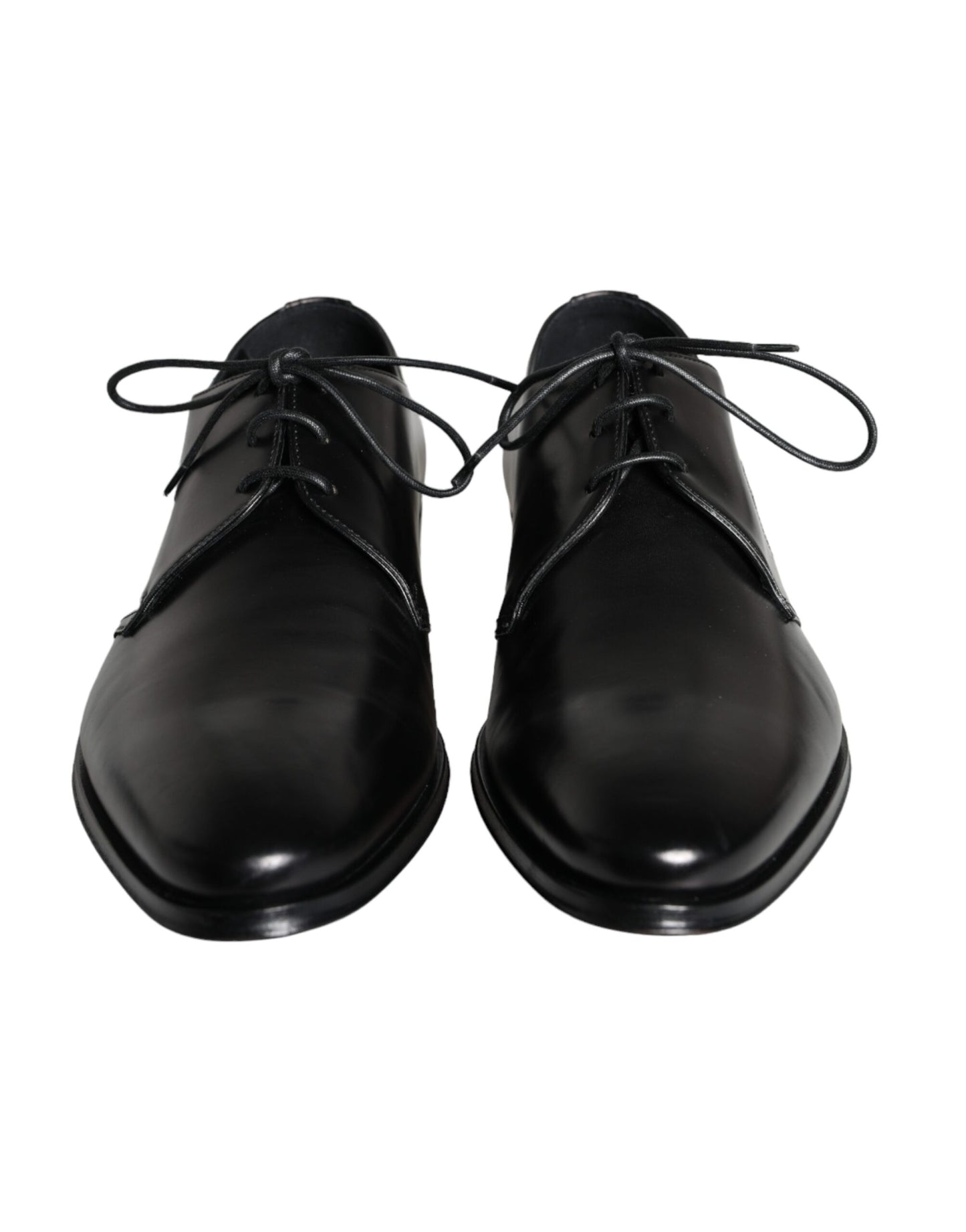 Zapatos de vestir Derby de piel de becerro negra para hombre