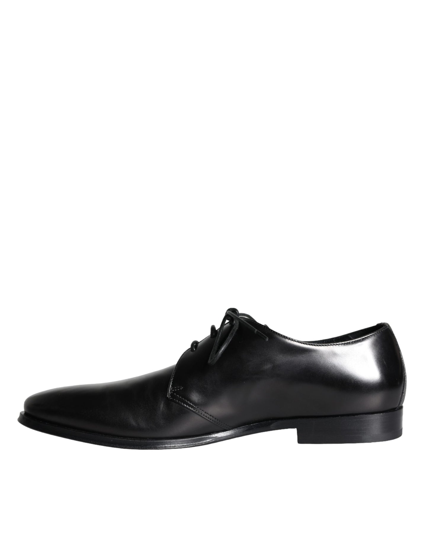 Zapatos de vestir Derby de piel de becerro negra para hombre