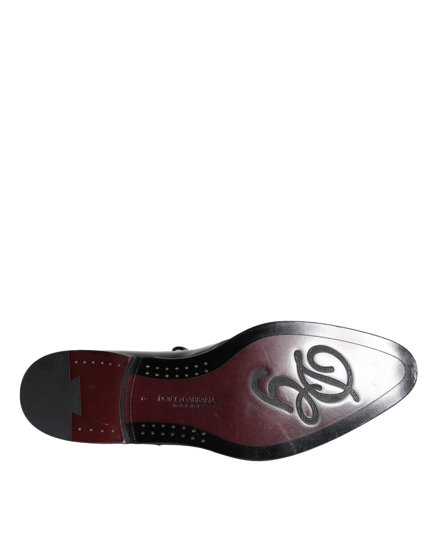 Zapatos de vestir Derby de piel de becerro negra para hombre