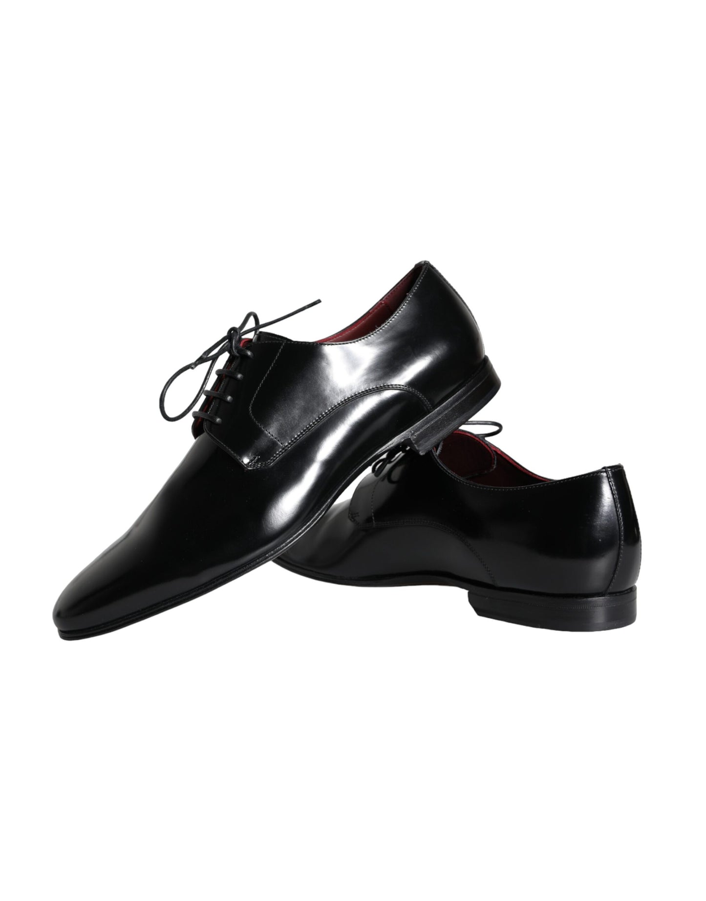 Zapatos Derby de vestir para hombre de piel de becerro negra