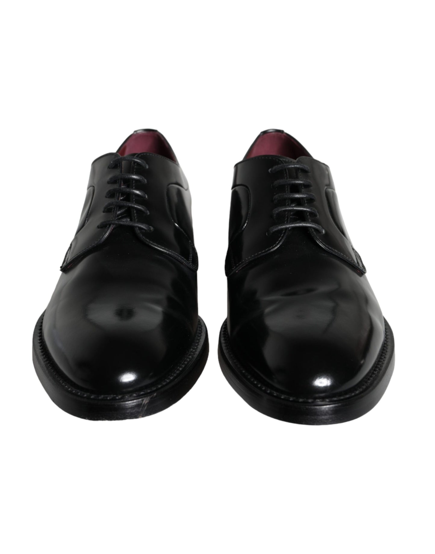 Zapatos de vestir Derby de piel de becerro negra para hombre