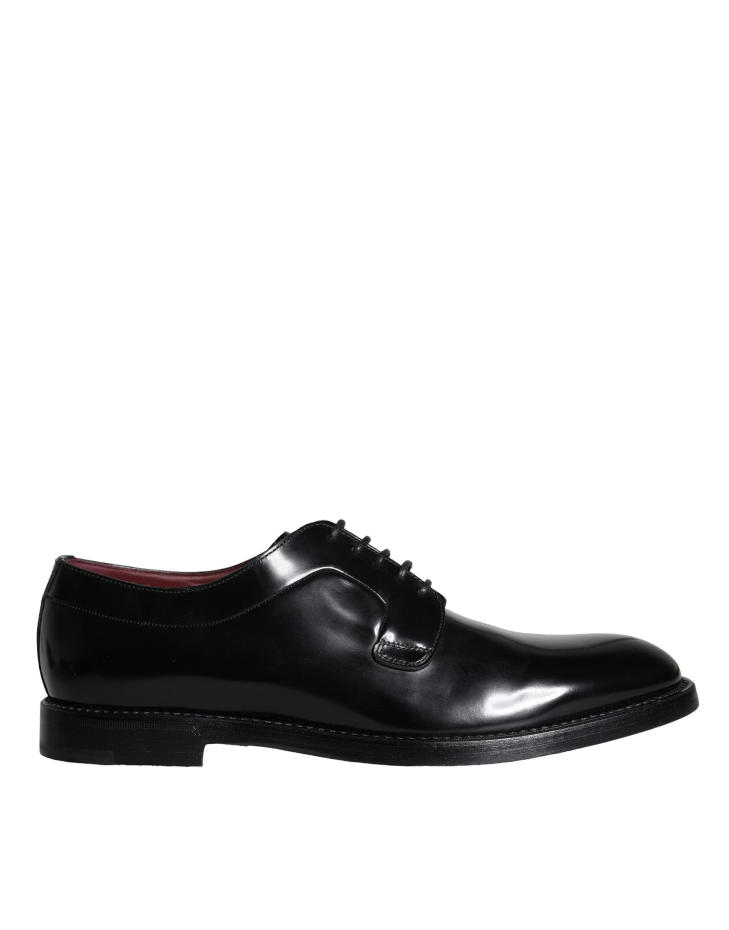 Zapatos de vestir Derby de piel de becerro negra para hombre