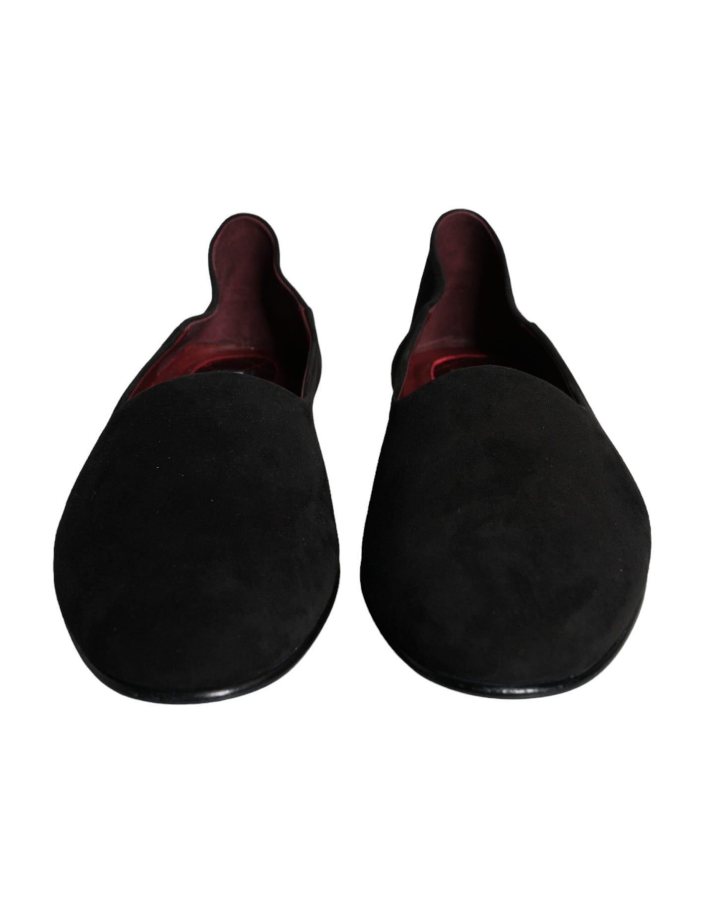 Mocasines de ante negro, zapatos formales sin cordones