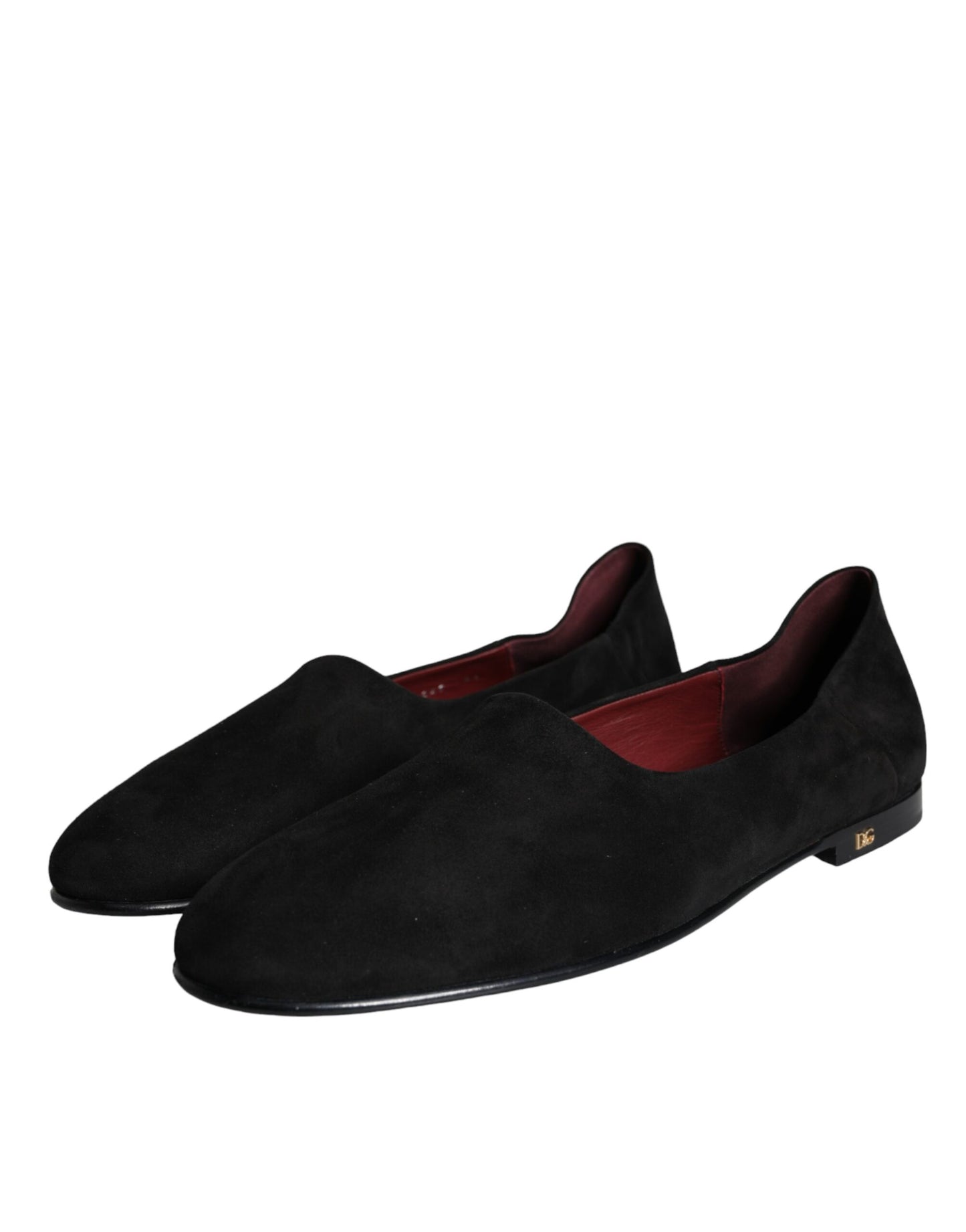 Mocasines de ante negro, zapatos formales sin cordones