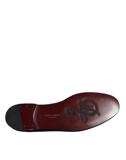 Mocasines de ante negro, zapatos formales sin cordones
