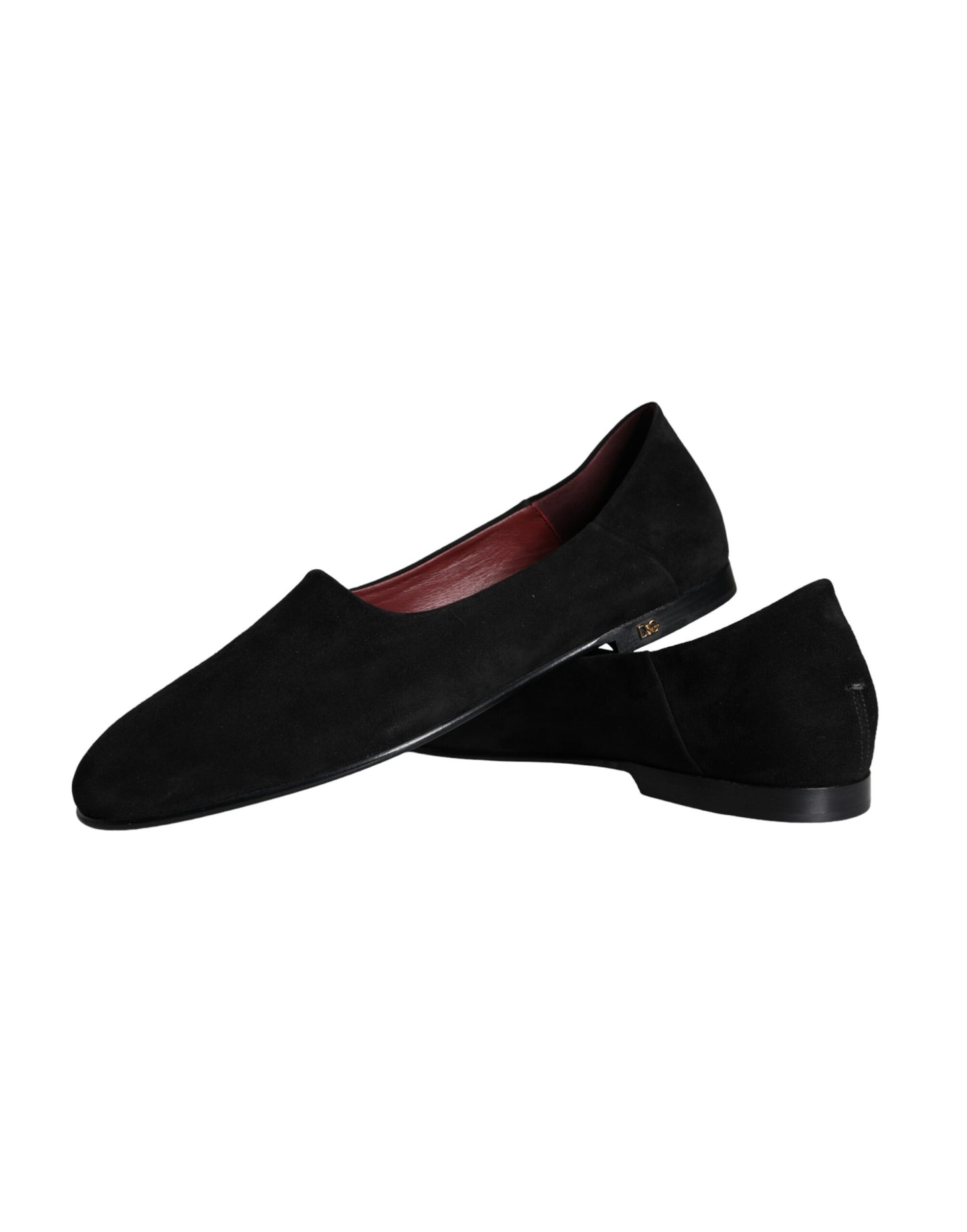 Mocasines de ante negro, zapatos formales sin cordones