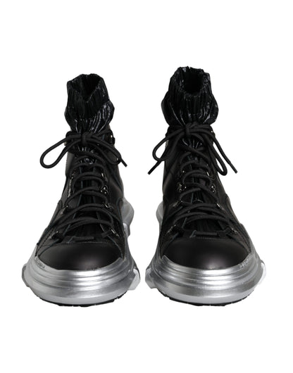 Zapatillas altas Galileo de nailon negro