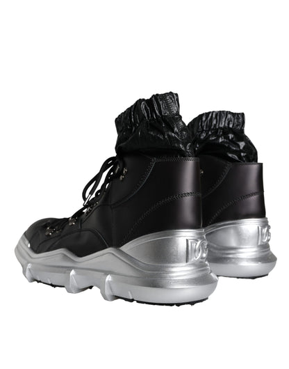 Zapatillas altas Galileo de nailon negro