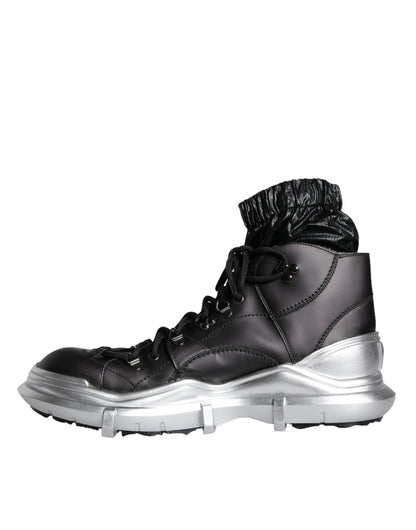 Zapatillas altas Galileo de nailon negro