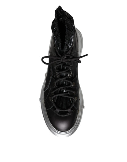 Zapatillas altas Galileo de nailon negro
