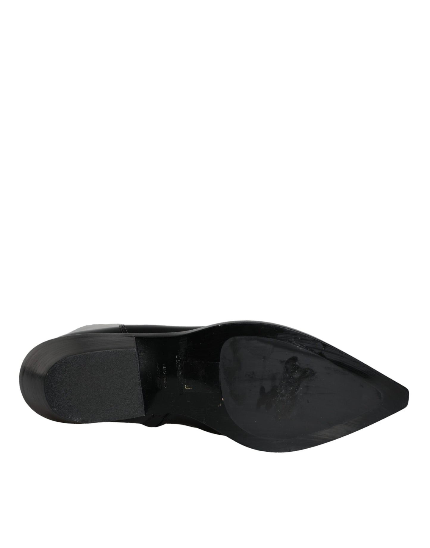 Botines de piel negros tipo botines