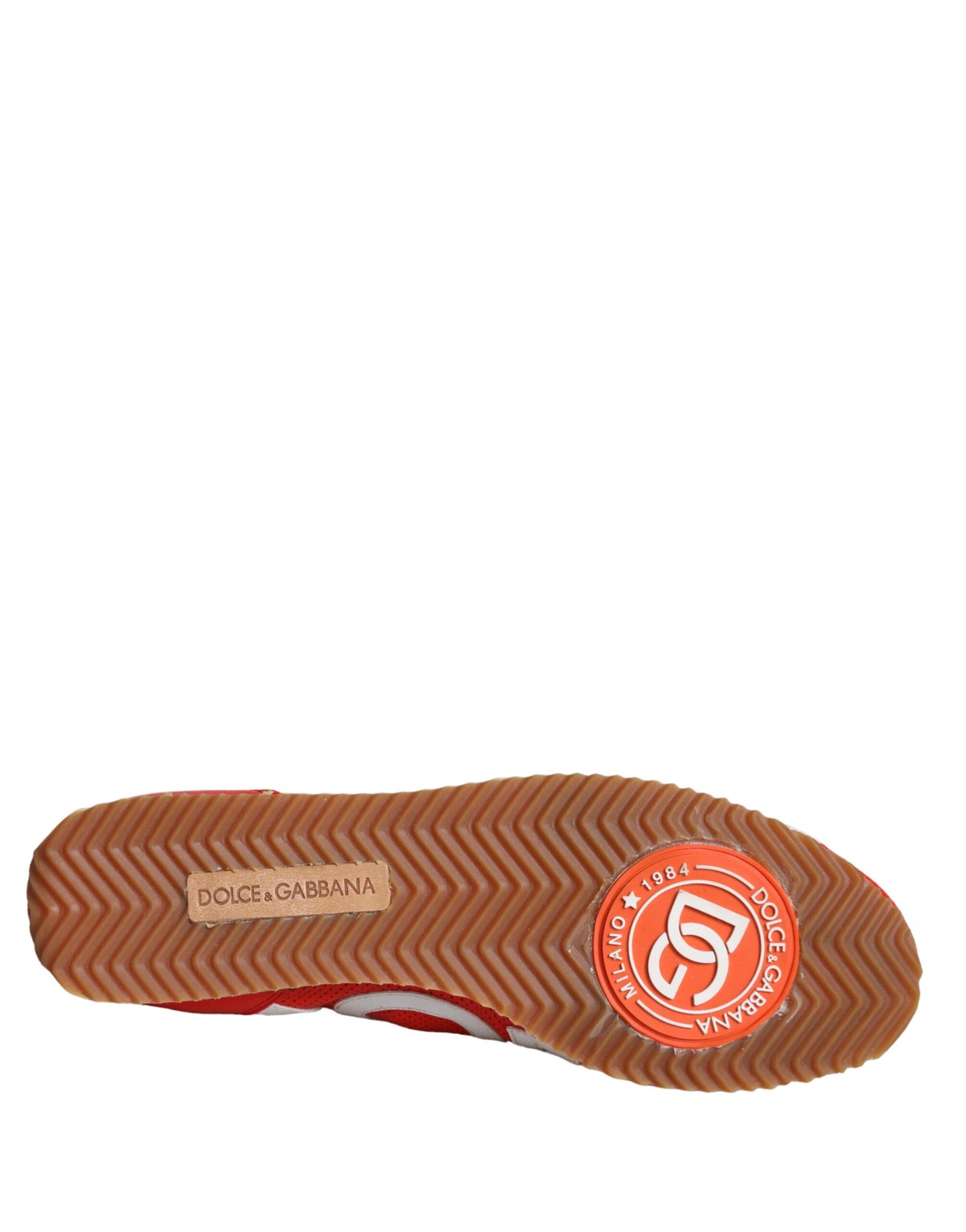 Zapatillas deportivas casuales con logo de cuero rojo y blanco