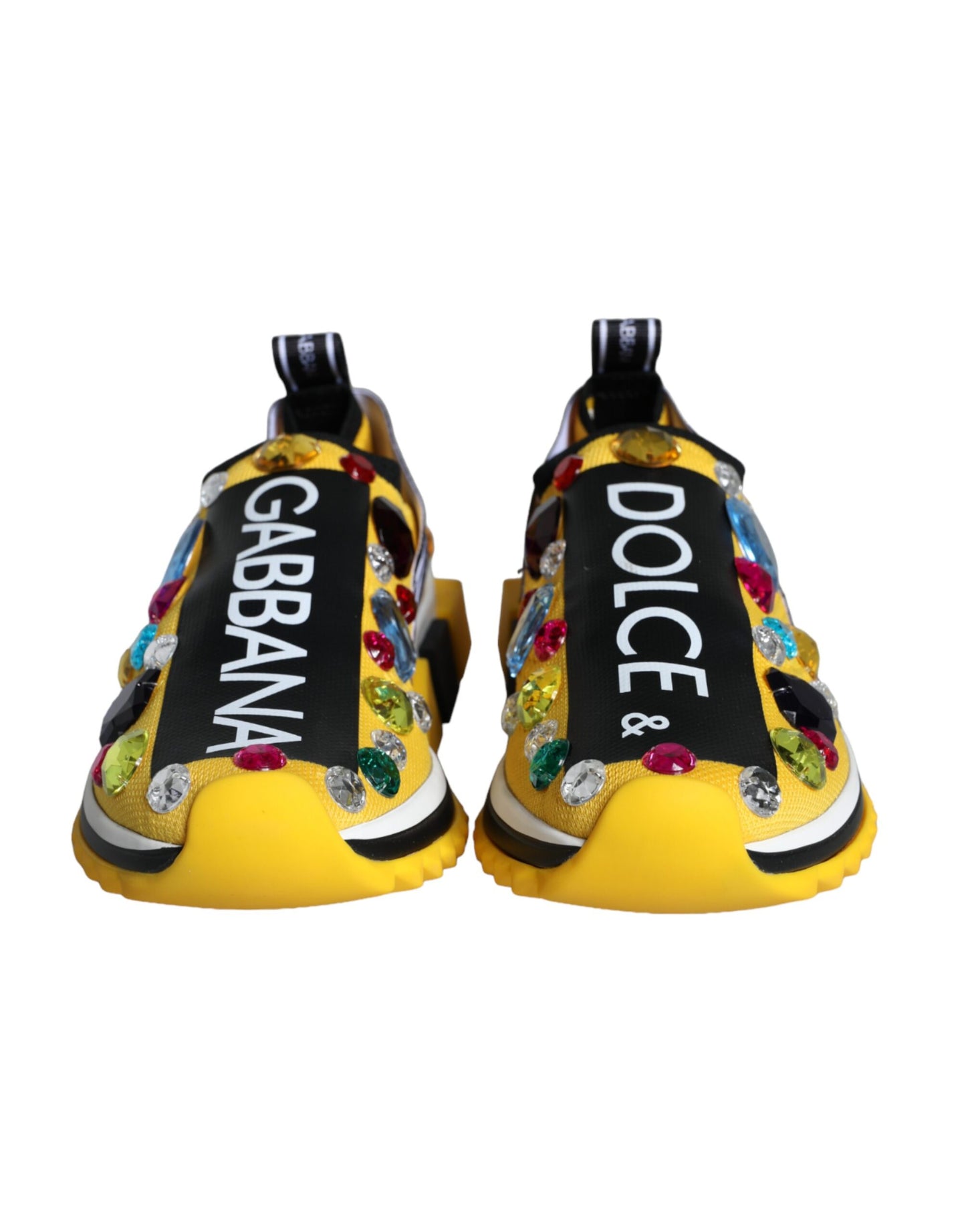 Zapatillas Sorrento con cristales amarillos para mujer