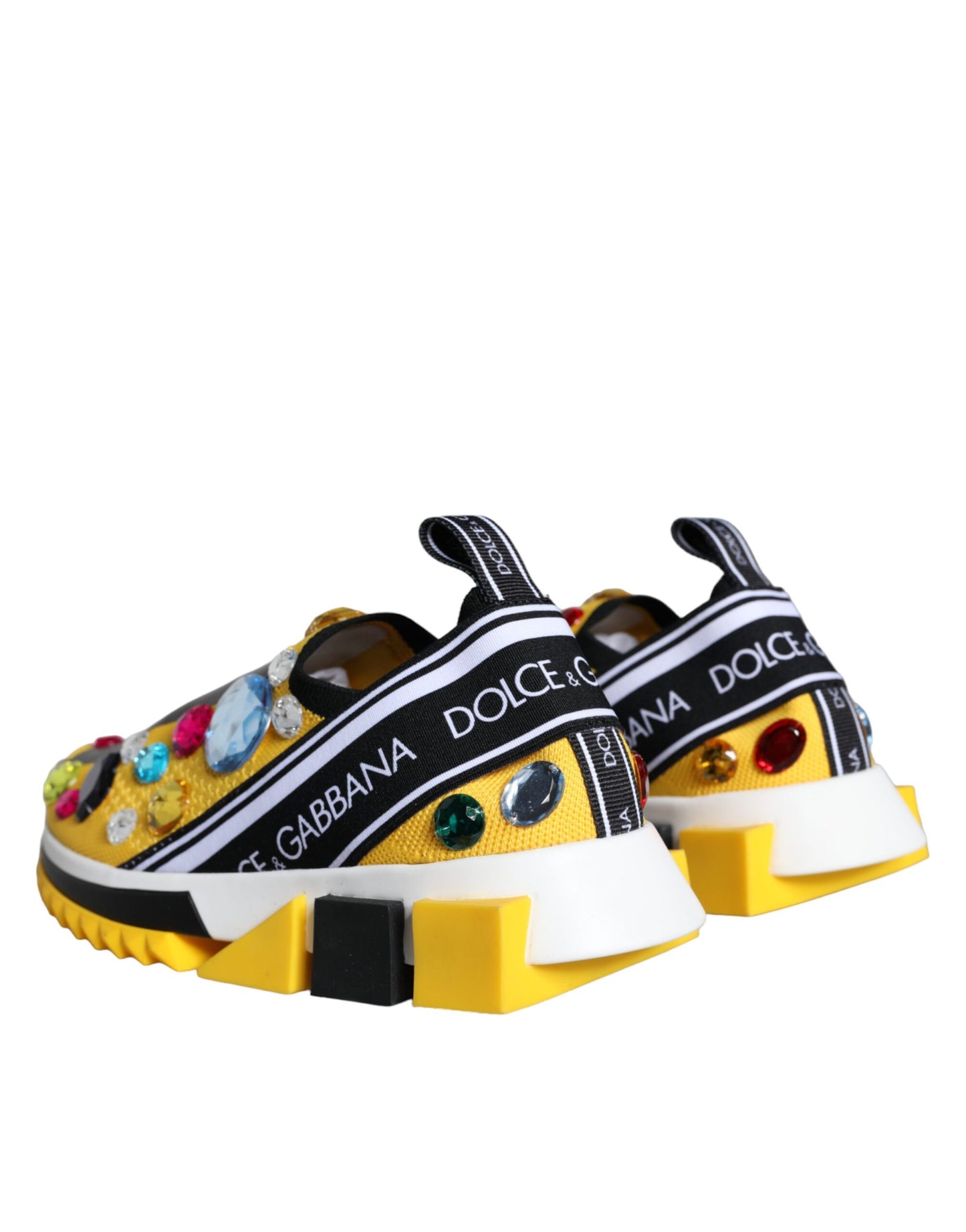 Zapatillas Sorrento con cristales amarillos para mujer