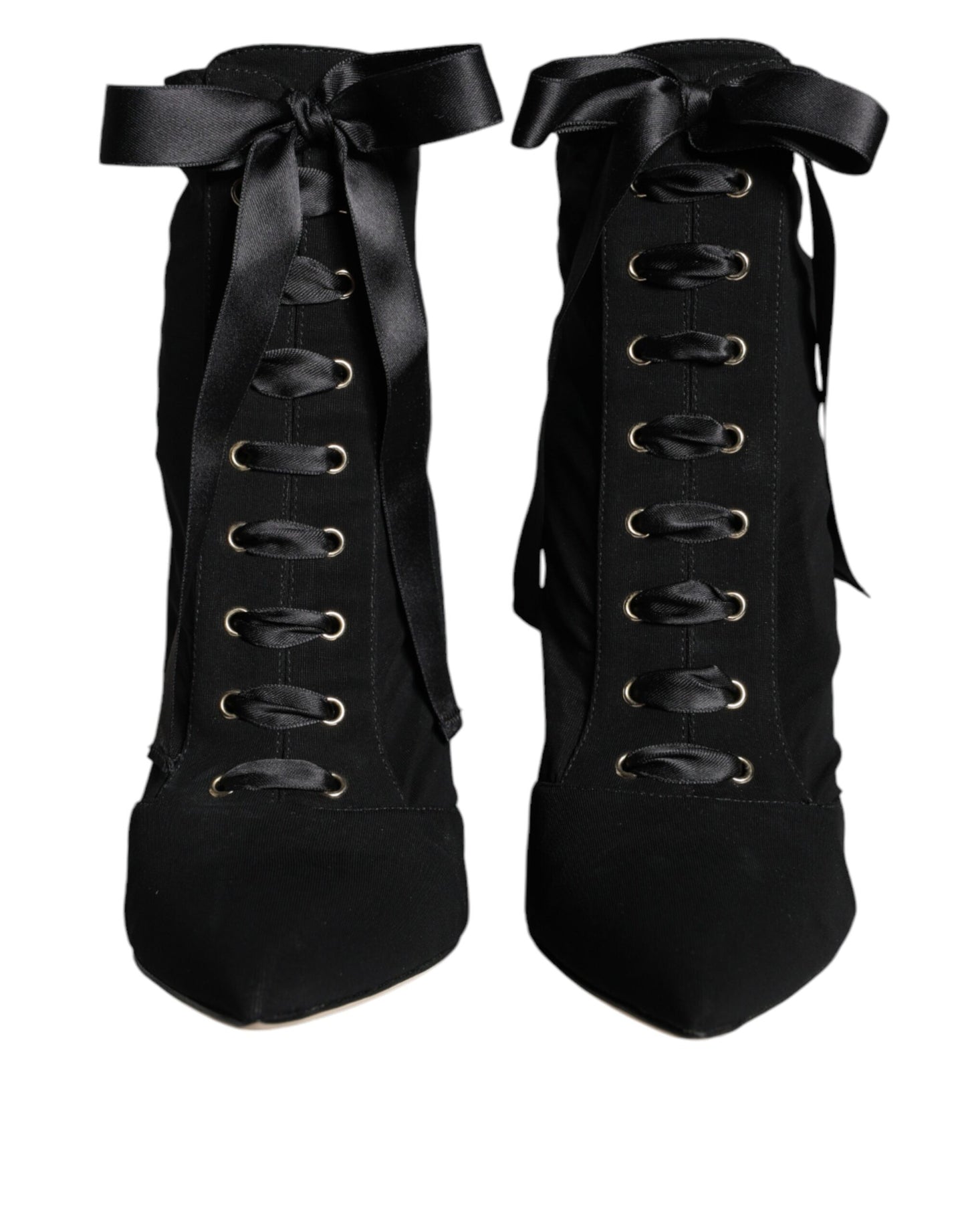 Botines negros elásticos de jersey