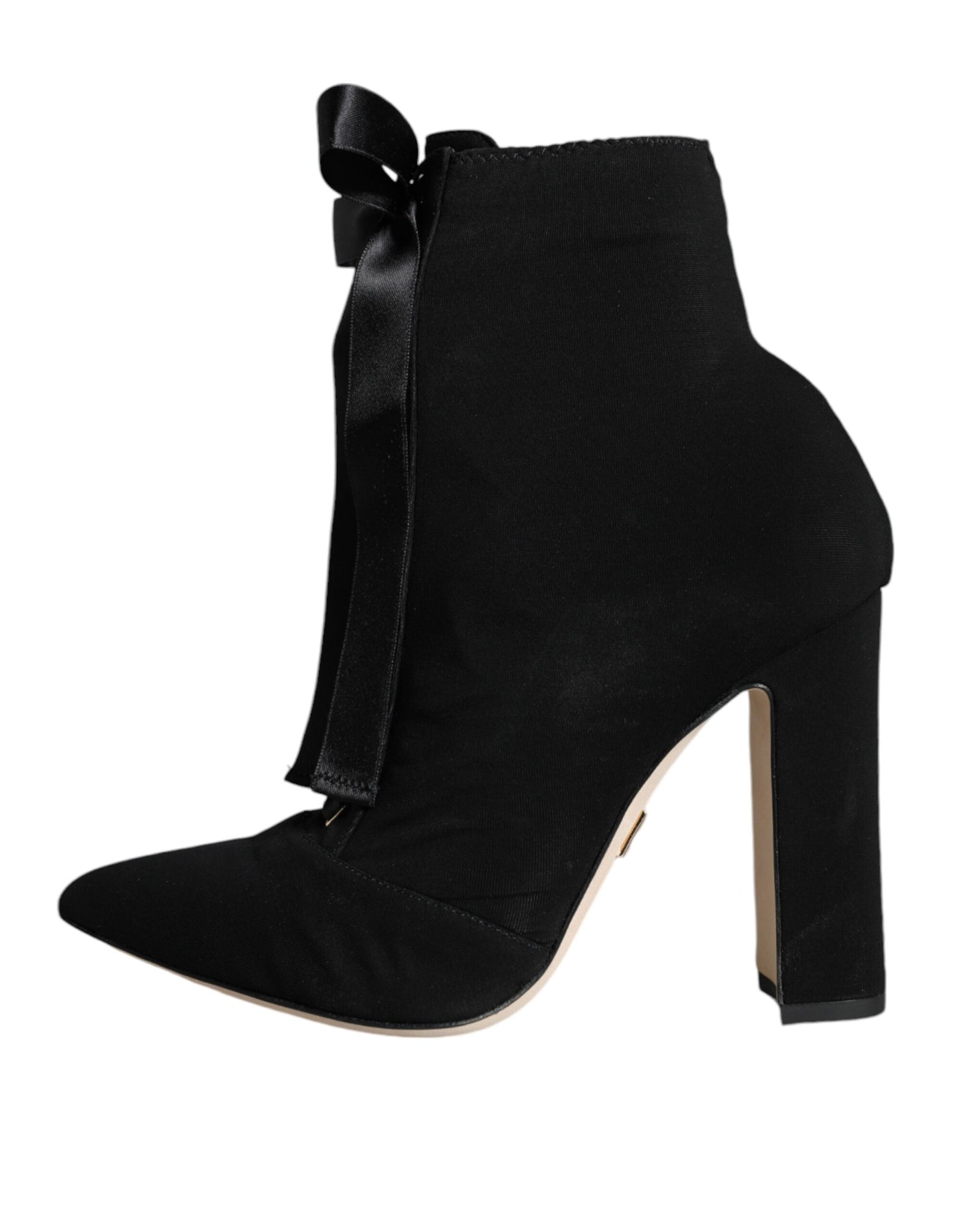 Botines negros elásticos de jersey
