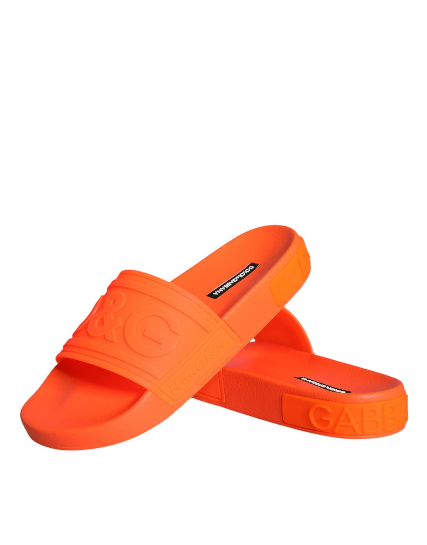 Sandalias de goma naranja para playa