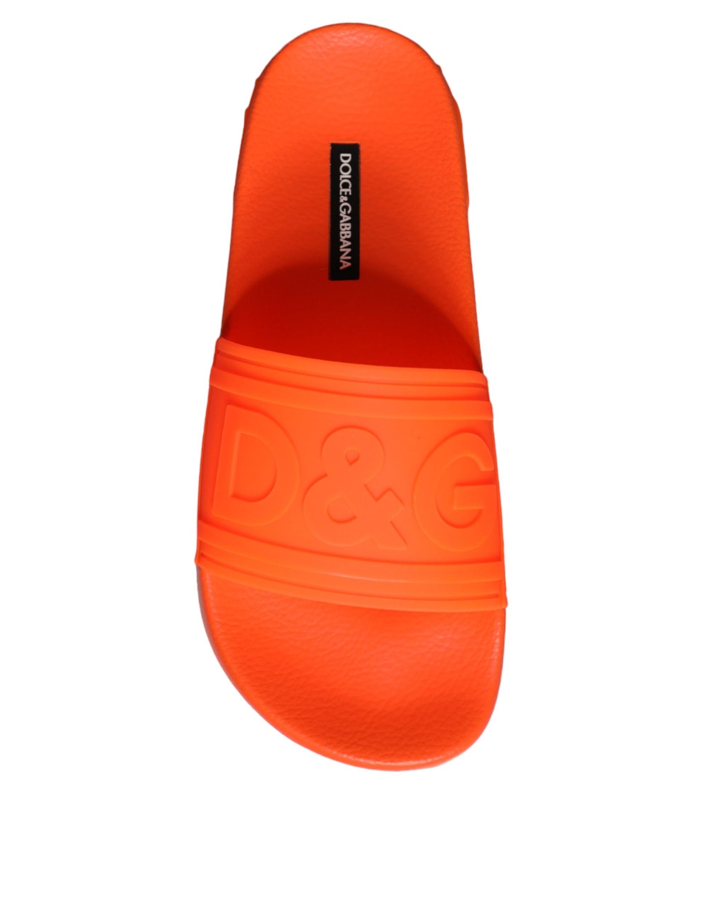 Sandalias de goma naranja para playa