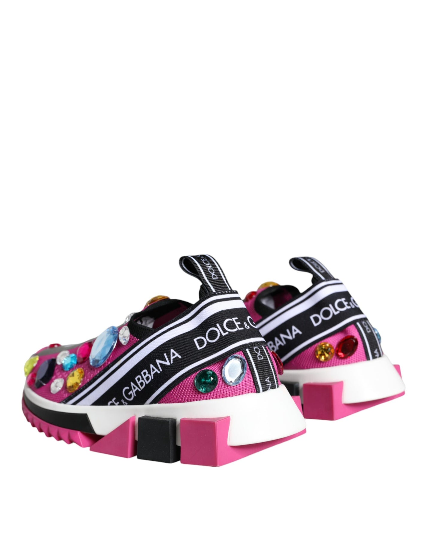 Zapatillas deportivas bajas con cristales Sorrento en color rosa