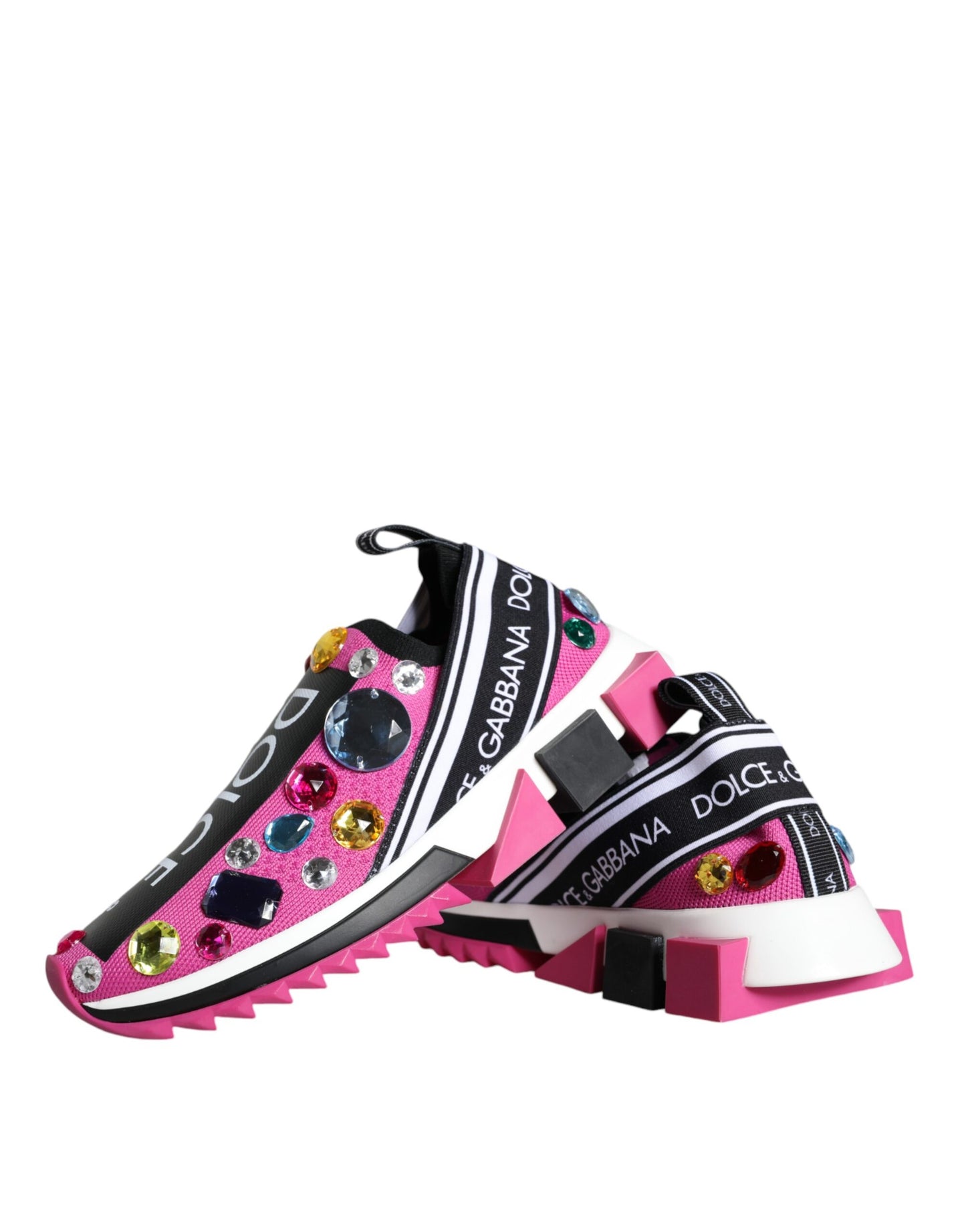 Zapatillas deportivas bajas con cristales Sorrento en color rosa