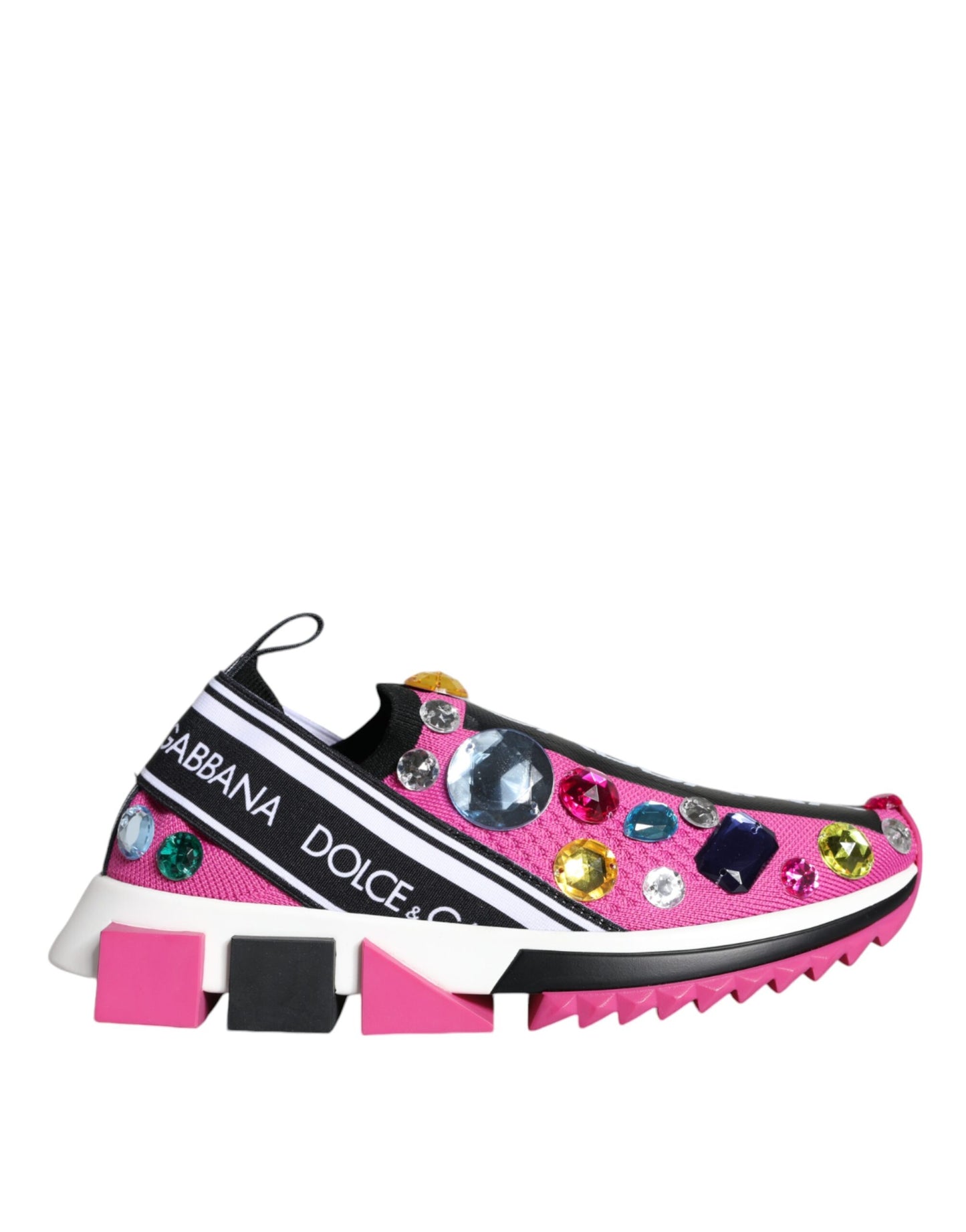 Zapatillas deportivas bajas con cristales Sorrento en color rosa