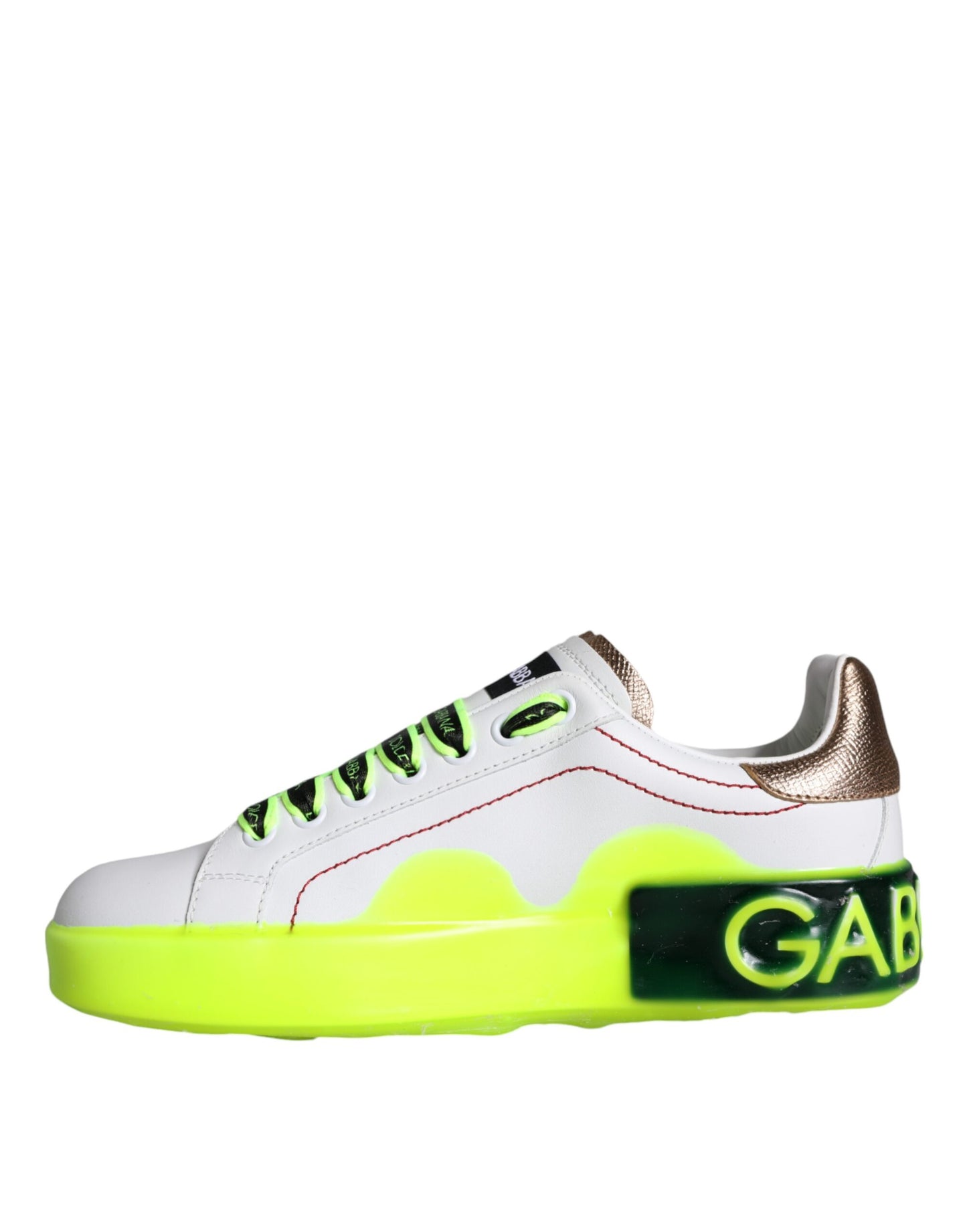 Zapatillas bajas Portofino de piel blanca