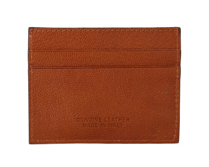 Elegante cartera de cuero para hombre en color marrón
