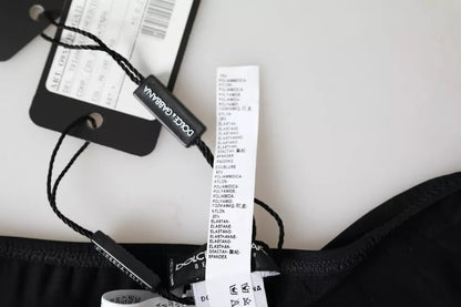 Traje de baño de nailon negro, ropa de playa, bikini inferior