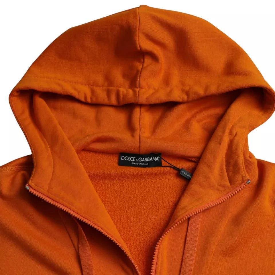 Sudadera con capucha naranja