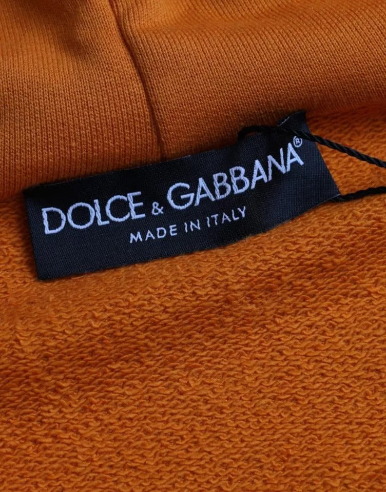 Sudadera con capucha naranja