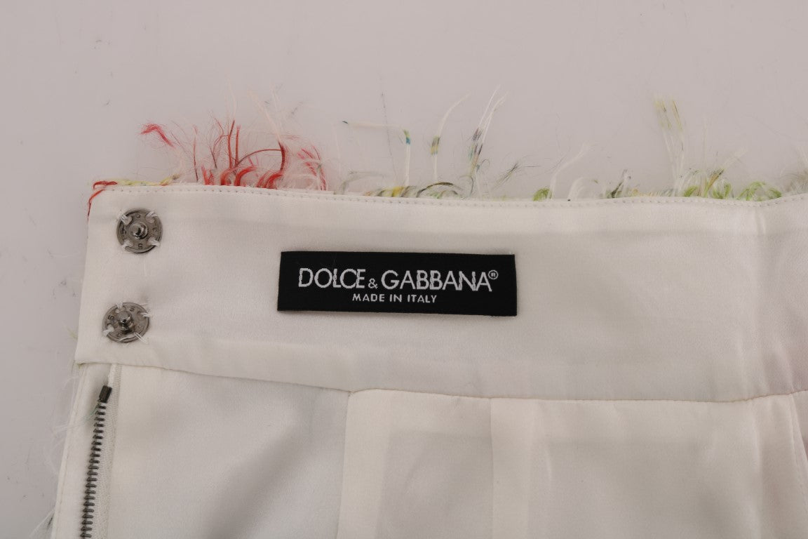 Elegante falda lápiz de cintura alta con estampado floral
