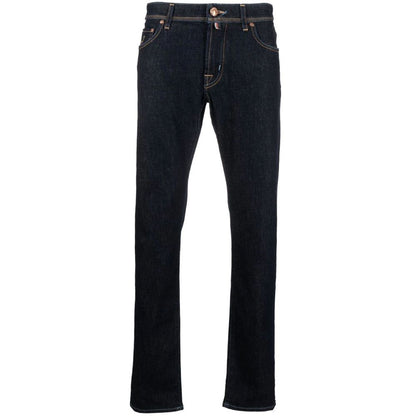 Vaqueros y pantalones de algodón azul