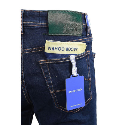 Vaqueros y pantalones de algodón azul