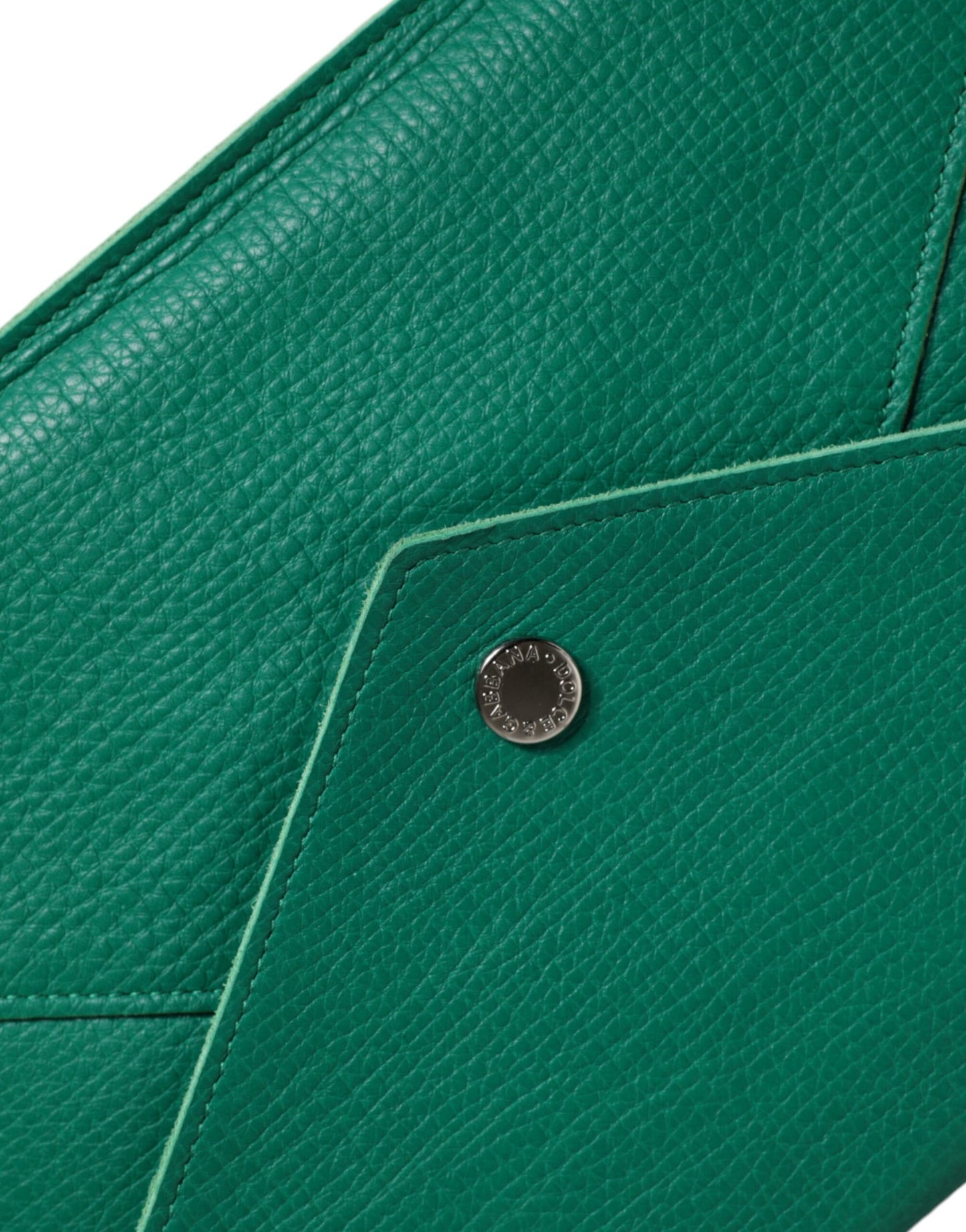 Bolso de mano de cuero verde, minibolso, funda para tableta