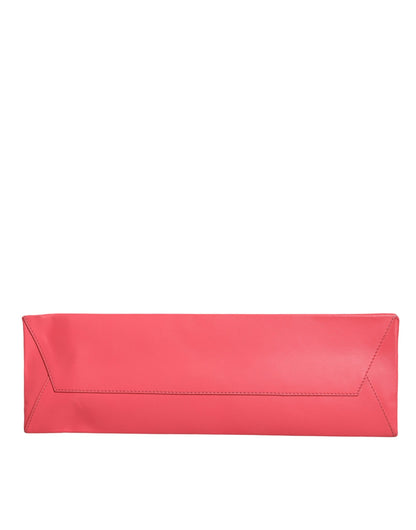 Bolsa de compras de cuero rosa para el fin de semana del miércoles