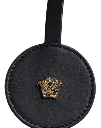 Bolso bandolera de lona blanca con asa superior, de cuero y logotipo