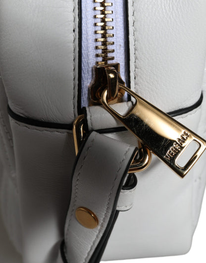 Bolso bandolera de piel napa acolchada blanca