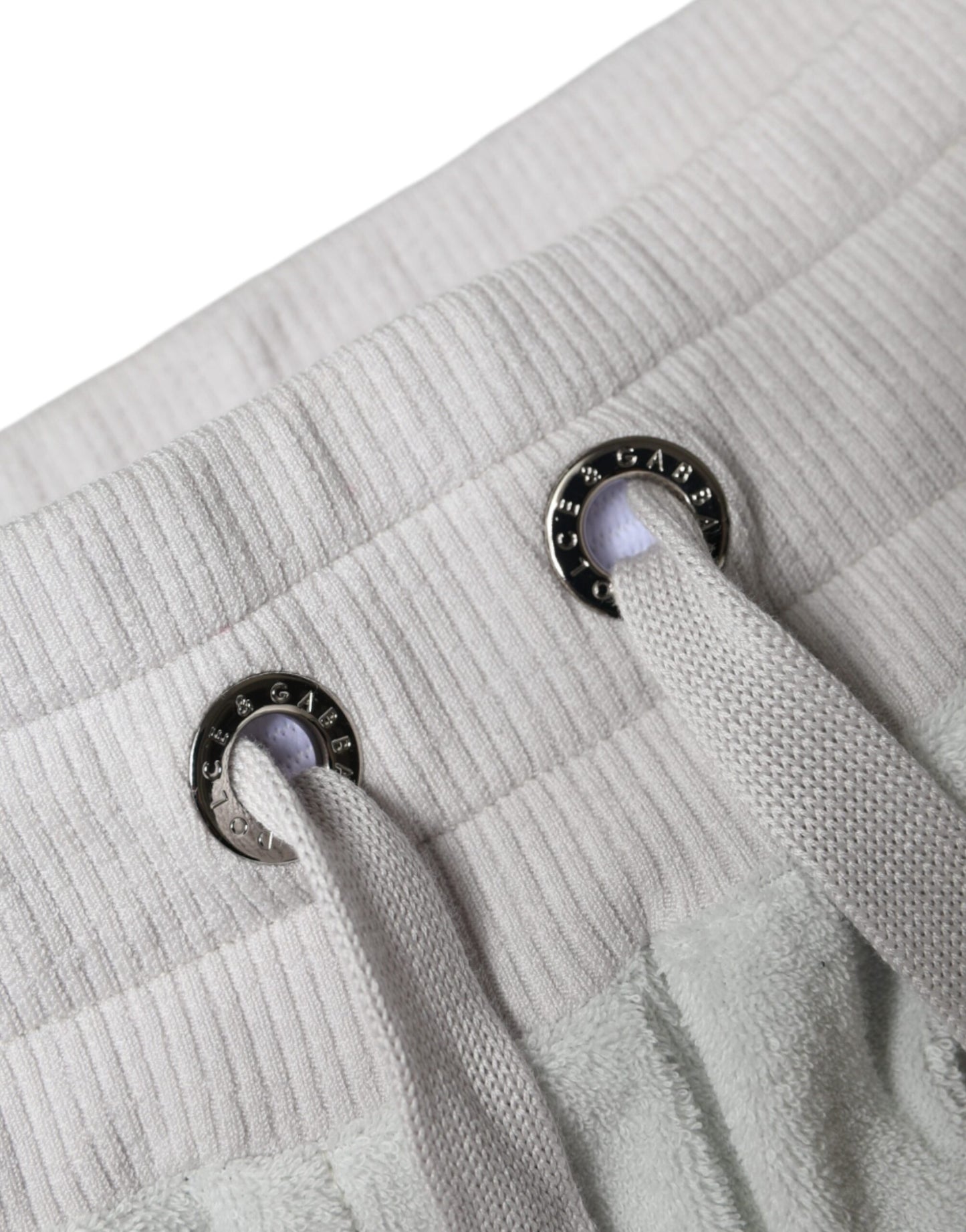 Pantalones deportivos de nailon blanco para jogging