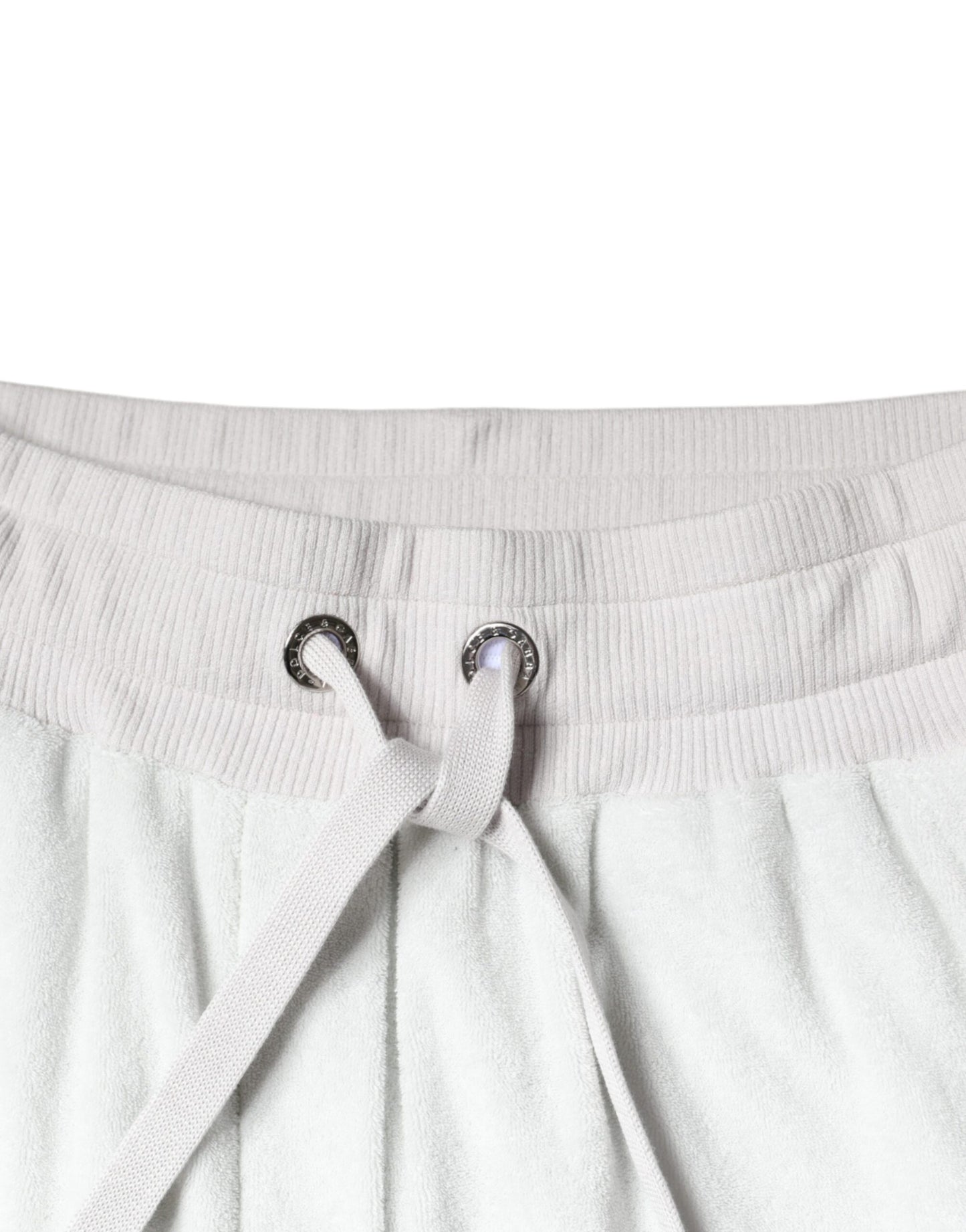 Pantalones deportivos de nailon blanco para jogging