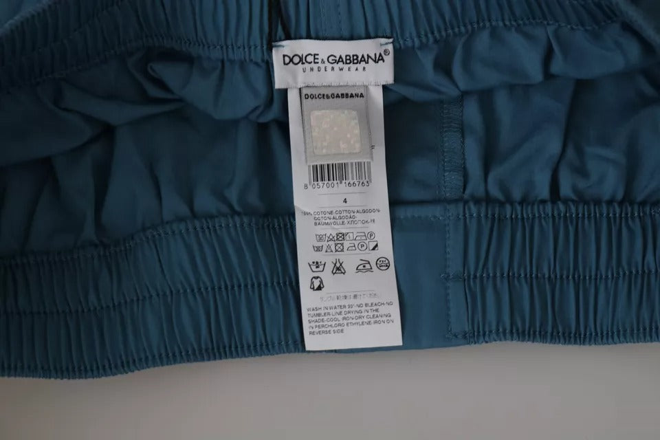 Calzoncillos bóxer de algodón azul
