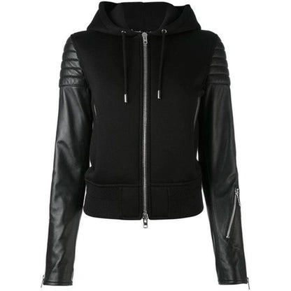 Chaquetas y abrigos de viscosa negra