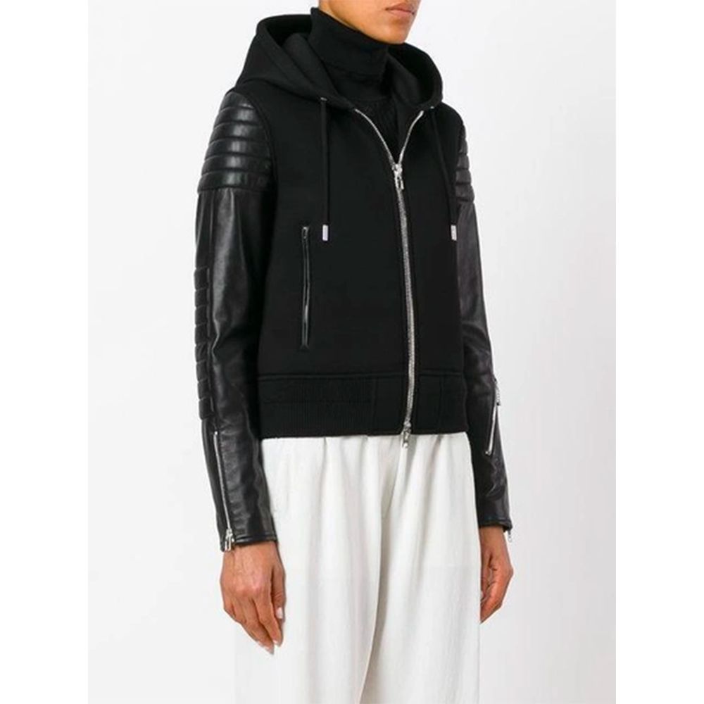 Chaquetas y abrigos de viscosa negra